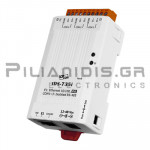 Tiny Signal Converter 3 x RS-485 (Isolated) to Ethernet POE | DIN-Rail | Vin: 12-48Vdc