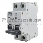 Circuit Breaker | Type C | 2P | 16A | 6KA 400VAC