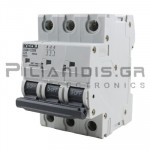 Αυτόματη Ασφάλεια | Τύπου C | 3P | 25A | 6KA 400VAC | 3 Θέσεων