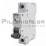 Αυτόματη Ασφάλεια | Τύπου C | 1P | 32A | 6KA 400VAC | 1 Θέσης