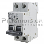 Circuit Breaker | Type K | 2P | 16A | 6KA 400VAC