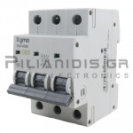 Αυτόματη Ασφάλεια | 3P | 63A | Type C | 6KA | 230/400VAC