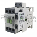 Ρελε Ράγας Ισχύος | Τριπολικό | 11KW | AC3: 22A | Vin: 230VAC | 1NO + 1NC
