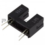 Φωτοκύτταρο PCB THT | 14x10x6mm | Slot:  5mm | Dark-ON | Vr: 4V | Vceo: 30V & Ic: 20mA