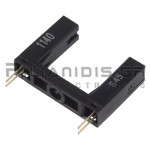 Φωτοκύτταρο PCB THT | 23x16.3x5mm | Slot: 14mm | Dark-ON | Vr: 4V | Vceo: 30V & Ic: 20mA