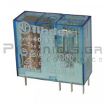 Relay Ucoil: 6VDC  55R  8A/250VAC DPDT