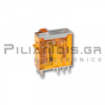 Ρελέ 12VDC 8A/250VAC 300R  2 x Μεταγωγικές Επαφές