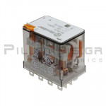 Relay Ucoil: 220VAC   81R 12A/250VAC 4PDT