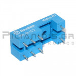 Relay socket pcb mount for series 40.51; 40.52; 40.61