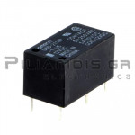 Ρελέ 12VDC 5A/250VAC/30VDC 480R 1 x Επαφή NO + 1 επαφή ΝC