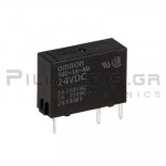 Relay Ucoil: 24VDC 2880R  5A/125VAC/30VDC SPST (NO)(Silver Aloy)