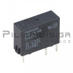 Relay Ucoil: 5VDC 125R  5A/125VAC/30VDC SPST (NO)(Silver Aloy)