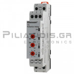 Voltage Monitoring Relay | 1-Phase | 150 -300VAC (L-N) | 1 x SPDT (5A/250V)