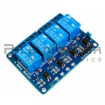 Relay Module | 4 Channel | 5Vdc | 4 x SPDT | LED