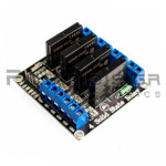 SSR Solid State Relay Module | 4 Channel | 5Vdc | 4 x SPDT 2A/240VAC