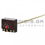 Bimetallic disk Thermostat | Universal | 30℃ - 80℃ | 280mm | 20A/250V | with Screw Terminals