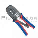 ΠΡΕΣΣΑ ΤΗΛΕΦΩΝΙΚΗ RJ11 / RJ12 / RJ45 (6P4C, 6P6C, 8P8C) ΜΕΤΑΛΛΙΚΗ ΜΕ ΚΑΣΤΑΝΙΑ