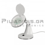 Μεγεθυντικός Φακός Πάγκου 12dpt (3dpt)  230Vac με  LED Λευκό