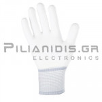 ESD Αντιστατικά Γάντια | Large L | anSi/ESD SP15.1 | Powder free | 100% Pure Nylon | Λευκό