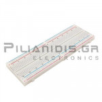 BREADBOARD ΠΛΑΚΕΤΑ ΔΟΚΙΜΩΝ ΑΠΛΗ 165x54mm