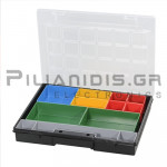 Organizer 370x290x55mm | 12 Removable Containers | Polypropylene