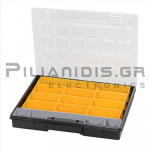 Organizer 370x290x55mm | 15 Removable Containers | Polypropylene