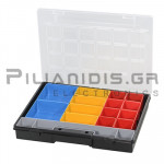 Organizer 370x290x55mm | 17 Removable Containers | Polypropylene