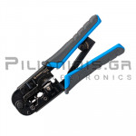 Crimping Tool RJ11 / RJ12 / RJ45  | 6P4C, 6P6C, 8P8C | Pass Through | up CAT6A