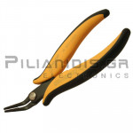 Long Serrated 45℃ Bent Flat-Nose Pliers