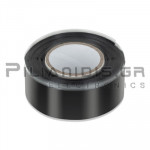 Self Fusing Tape | Silicone Rubber | 19mm x 2.5m (Thickness : 0.80mm) | Black