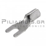 Fork Terminal 0.25 - 1.5mm | 2.5mm | Uninsulated