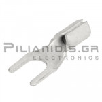 Fork Terminal  0.25 - 1.5mm | 3.5mm | Uninsulated
