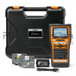 Label printer with LCD Display | Bluetooth, Mfi & USB | 7.2V 1850mAh Li-Ion | with Tze series (up 24mm)