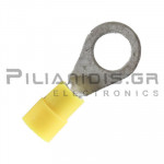 Ring Terminal 4.0 - 6.0mm | Ø8.4mm | Yellow