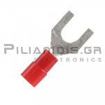 Fork Terminal 0.25 - 1.5mm | 5.3mm | Red