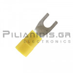 Fork Terminal 4.0 - 6.0mm | 4.3mm | Yellow