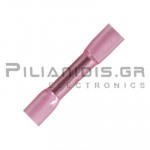 Joint Connector  0.25 - 1.5mm | Heat Shrinking Insulated | Red