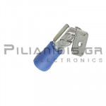 Ακροδέκτης Καλωδίου 1.5 - 2.5mm | Συρταρωτός Αρσενικό + Θηλυκό  6.3 x 0.8mm | Μπλε