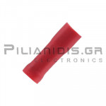 Push-on Terminal 0.25 - 1.5mm | Female 2.8 x 0.8mm | Insulated | Red