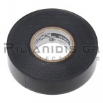 Insulating Tape PVC (-18℃C/+105℃C) 9mm x 20m (Thickness : 0.18mm) Black