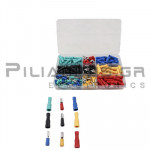 Set Insulated Terminals connectors | Bullet 2.8 - 4.8 - 6.3mm | 5 Colors | 200 pieces