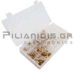Set Push-On Terminals  |  2.8mm , 4.8mm , 6.3mm | Uninsulated | Gold-Plate