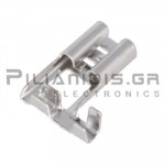 Push-On Terminal 0.5 - 1.0mm | Female 6.3 x 0.8mm | Uninsulated + Angle 90℃