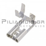 Push-On Terminal 1.5 - 2.5mm | Female 6.3 x 0.8mm | Uninsulated + Angle 90℃