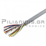 Flexible Cable  LiYY 16x0.14mm (Ø6.1mm) PVC Grey