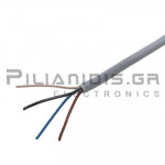 Flexible Cable PUR AS 4x0.34mm  (Ø4.8mm) PVC Special Grey