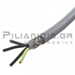 Καλώδιο Silflex M(C)Y 4x1.5mm (Ø11.6mm) 0.6/1KV Γκρι