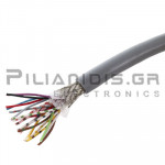 Superflex Cable TRONIC (C) PUR 10x2x0.25mm (Ø10.5mm) Grey