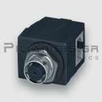 Adaptor Industrial Connector RJ45 to M12 Female | 4P | Angle | Cat.5e | Profinet,Ethernet