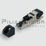 Industrial Connector RJ45 | 8P | Straight | Cat.6A | T568B | AWG27-22 | Profinet,SERCOS3,Ethercat,Ethernet